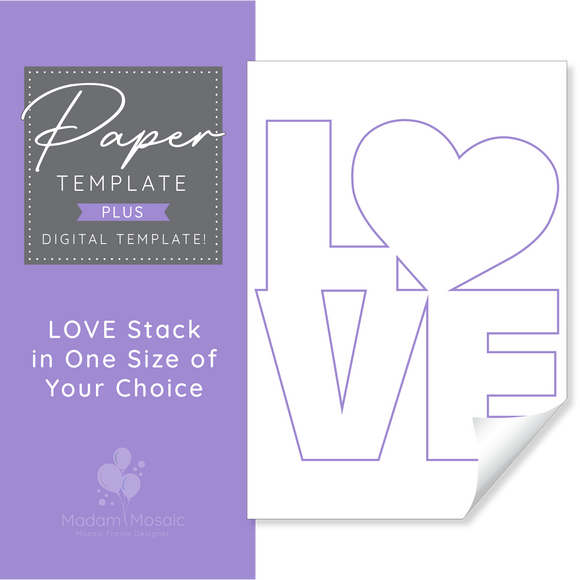 LOVE Stack - Large Print/Digital Template Bundle