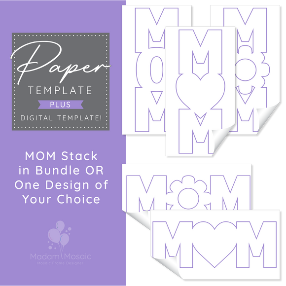 MOM Stacks - Large Print/Digital Template Bundle