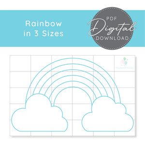 Rainbow - Digital Mosaic Template