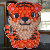 Tiger - Digital Mosaic Template