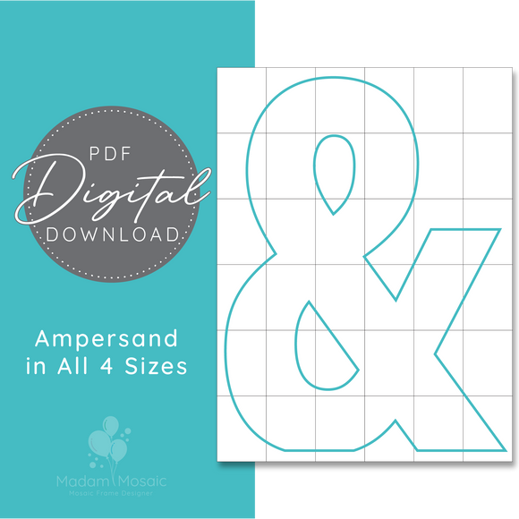 Ampersand - Digital Mosaic Template