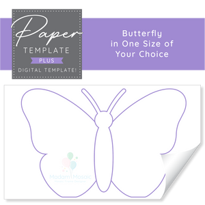 Butterfly - Large Print/Digital Template Bundle