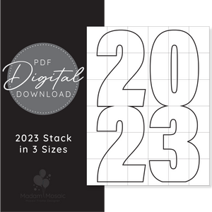 2023 Stack  - Digital Mosaic Template