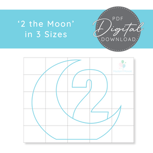 '2 the Moon' - Digital Mosaic Template