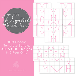 MOM Template Bundle - Digital Mosaic Templates
