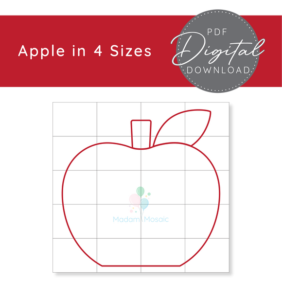 Apple - Digital Mosaic Template