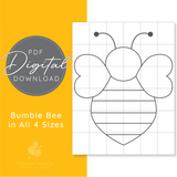 Bee - Digital Mosaic Template