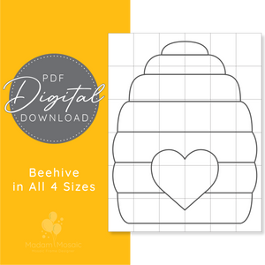 Beehive - Digital Mosaic Template