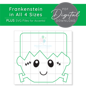 Frankenstein - Digital Mosaic Template