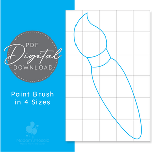 Paint Brush - Digital Mosaic Template