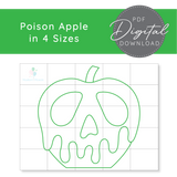Poison Apple - Digital Mosaic Template