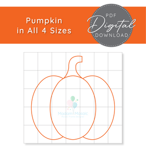 Pumpkin - Digital Mosaic Template