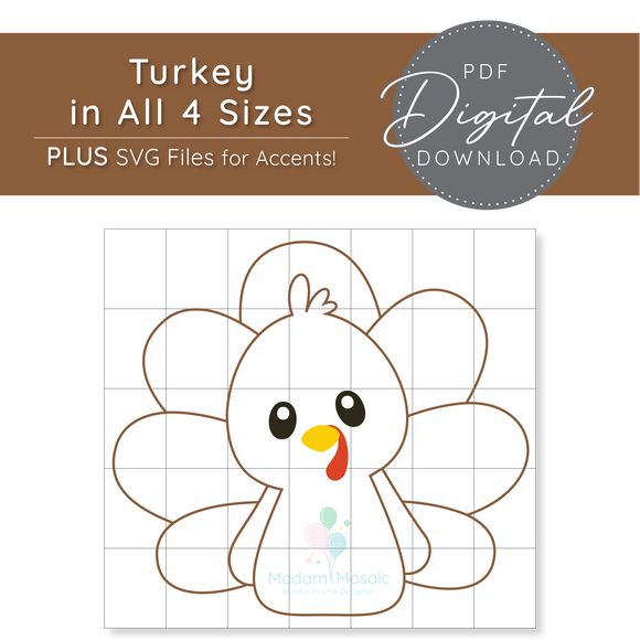 Turkey - Digital Mosaic Template